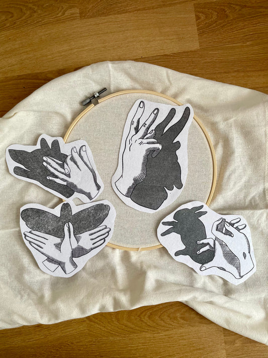 Shadow creatures stick and stitch
