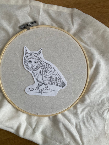 Medieval beasts stick and stitch
